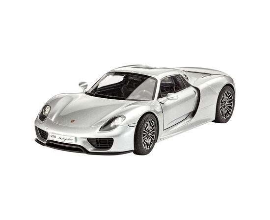 Сборная модель Revell Набор автомобиль Porsche 918 Spyder уровень 4 масштаб 1:24 (RVL-67026), изображение 2 Сборная модель Revell Набор автомобиль Porsche 918 Spyder уровень 4 масштаб 1:24 (RVL-67026), изображение 2
