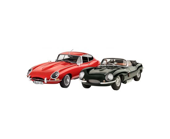 Сборная модель Revell Набор к 100-летию автомобили Jaguar уровень 4 масштаб 1:24 (RVL-05667), изображение 2 Сборная модель Revell Набор к 100-летию автомобили Jaguar уровень 4 масштаб 1:24 (RVL-05667), изображение 2
