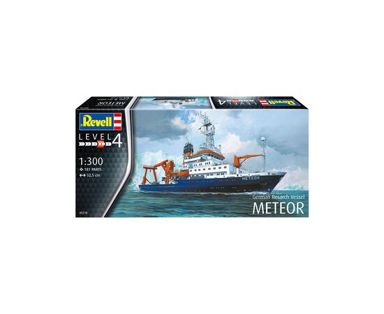 Сборная модель Revell Немецкий исследовательский корабль Метеор уровень 4 масштаб 1:300 (RVL-05218), изображение 12 Сборная модель Revell Немецкий исследовательский корабль Метеор уровень 4 масштаб 1:300 (RVL-05218), изображение 12
