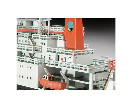 Сборная модель Revell Немецкий исследовательский корабль Метеор уровень 4 масштаб 1:300 (RVL-05218), изображение 5 Сборная модель Revell Немецкий исследовательский корабль Метеор уровень 4 масштаб 1:300 (RVL-05218), изображение 5