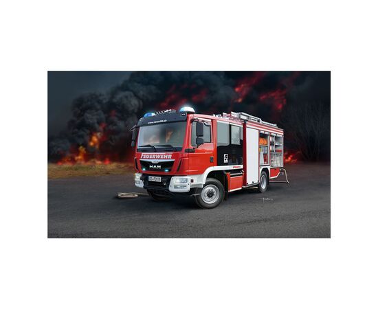 Сборная модель Revell Пожарная машина VARUS 4x4 уровень 4 масштаб 1:24 (RVL-07452), изображение 10 Сборная модель Revell Пожарная машина VARUS 4x4 уровень 4 масштаб 1:24 (RVL-07452), изображение 10