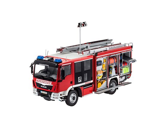 Сборная модель Revell Пожарная машина VARUS 4x4 уровень 4 масштаб 1:24 (RVL-07452), изображение 2 Сборная модель Revell Пожарная машина VARUS 4x4 уровень 4 масштаб 1:24 (RVL-07452), изображение 2