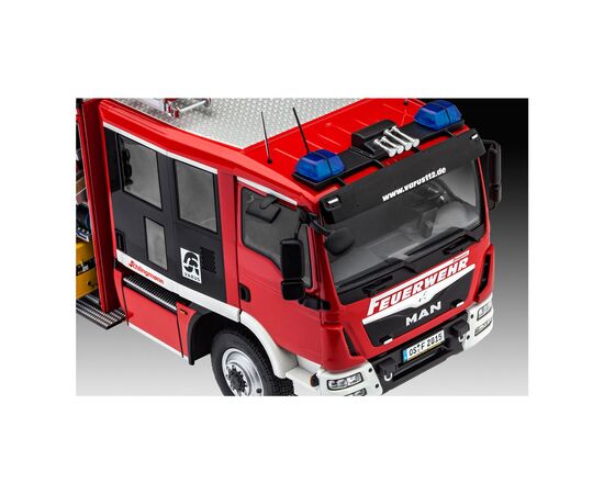 Сборная модель Revell Пожарная машина VARUS 4x4 уровень 4 масштаб 1:24 (RVL-07452), изображение 7 Сборная модель Revell Пожарная машина VARUS 4x4 уровень 4 масштаб 1:24 (RVL-07452), изображение 7