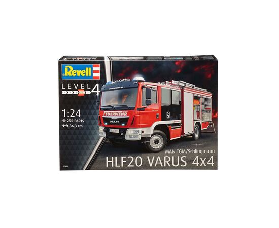 Сборная модель Revell Пожарная машина VARUS 4x4 уровень 4 масштаб 1:24 (RVL-07452)