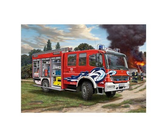 Сборная модель Revell Пожарная машина цистерна TLF 16/25 уровень 5 масштаб 1:24 (RVL-07586), изображение 8 Сборная модель Revell Пожарная машина цистерна TLF 16/25 уровень 5 масштаб 1:24 (RVL-07586), изображение 8