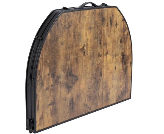 Туристический стол Bo-Camp Melrose Oval 120x80 cm Black/Wood look (1404220), изображение 4 Туристический стол Bo-Camp Melrose Oval 120x80 cm Black/Wood look (1404220), изображение 4