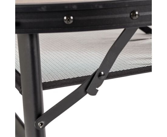 Туристический стол Bo-Camp Melrose Oval 120x80 cm Black/Wood look (1404220), изображение 7 Туристический стол Bo-Camp Melrose Oval 120x80 cm Black/Wood look (1404220), изображение 7