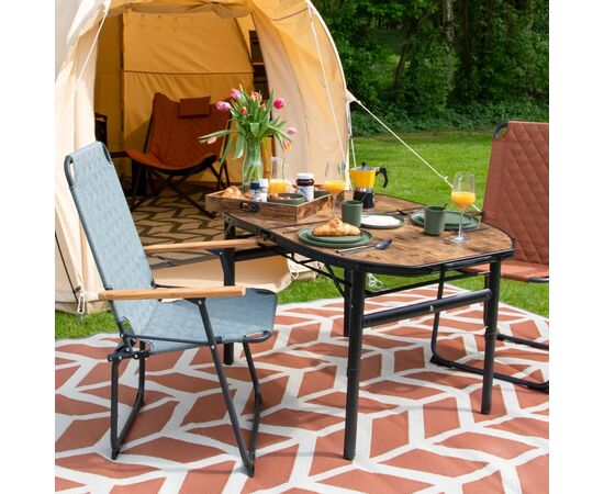 Туристический стол Bo-Camp Woodbine Oval 100x70 cm Black/Wood look (1404185), изображение 10 Туристический стол Bo-Camp Woodbine Oval 100x70 cm Black/Wood look (1404185), изображение 10