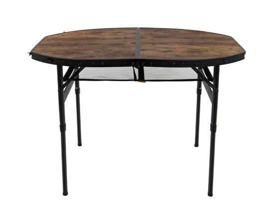 Туристический стол Bo-Camp Woodbine Oval 100x70 cm Black/Wood look (1404185), изображение 2 Туристический стол Bo-Camp Woodbine Oval 100x70 cm Black/Wood look (1404185), изображение 2