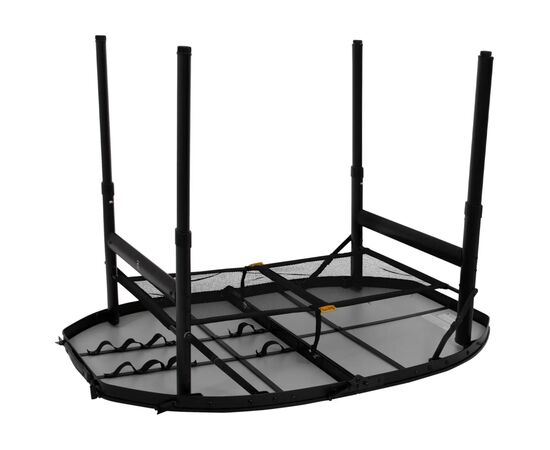 Туристический стол Bo-Camp Woodbine Oval 100x70 cm Black/Wood look (1404185), изображение 3 Туристический стол Bo-Camp Woodbine Oval 100x70 cm Black/Wood look (1404185), изображение 3