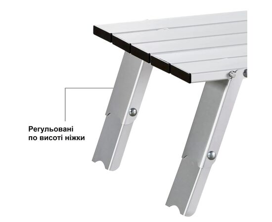 Туристический стол Uquip Handy Silver (244110), изображение 3 Туристический стол Uquip Handy Silver (244110), изображение 3