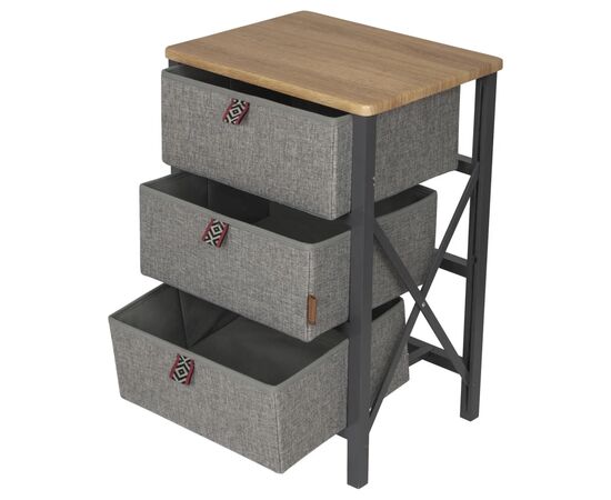 Набор кемпинговой мебели Bo-Camp Комод розкладний Hamlets Grey/Brown (1609312), изображение 2 Набор кемпинговой мебели Bo-Camp Комод розкладний Hamlets Grey/Brown (1609312), изображение 2