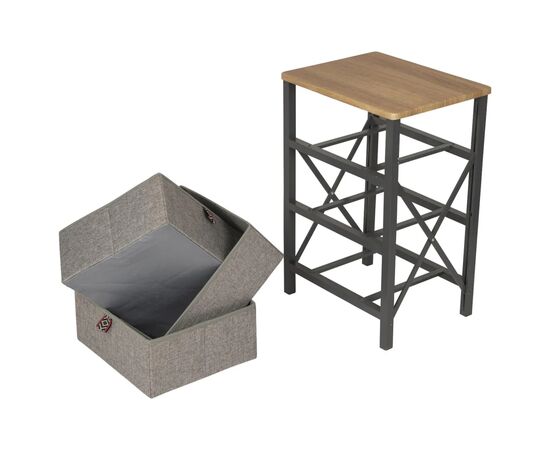 Набор кемпинговой мебели Bo-Camp Комод розкладний Hamlets Grey/Brown (1609312), изображение 3 Набор кемпинговой мебели Bo-Camp Комод розкладний Hamlets Grey/Brown (1609312), изображение 3