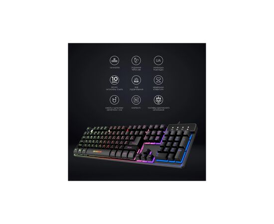 Клавиатура GamePro GK576 Nitro+ USB Black (GK576), изображение 10 Клавиатура GamePro GK576 Nitro+ USB Black (GK576), изображение 10