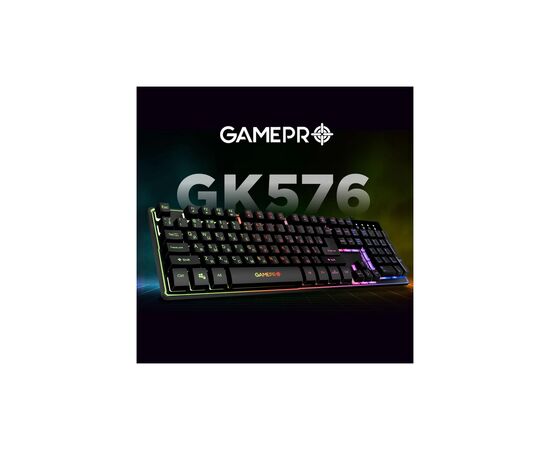 Клавиатура GamePro GK576 Nitro+ USB Black (GK576), изображение 5 Клавиатура GamePro GK576 Nitro+ USB Black (GK576), изображение 5