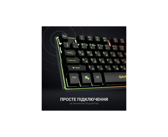 Клавиатура GamePro GK576 Nitro+ USB Black (GK576), изображение 8 Клавиатура GamePro GK576 Nitro+ USB Black (GK576), изображение 8