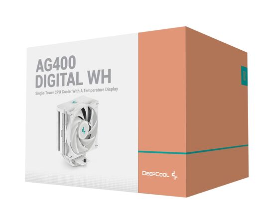 Кулер для процессора Deepcool AG400 Digital WH (R-AG400-WHNDMN-G-1), изображение 10 Кулер для процессора Deepcool AG400 Digital WH (R-AG400-WHNDMN-G-1), изображение 10