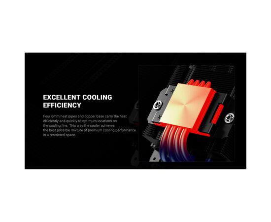 Кулер для процессора ID-Cooling IS-65-XT Black, изображение 12 Кулер для процессора ID-Cooling IS-65-XT Black, изображение 12