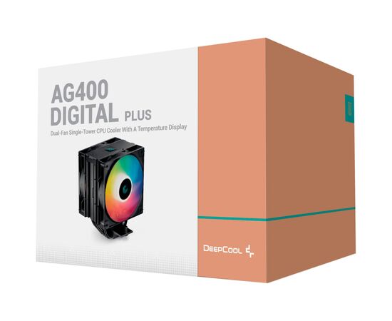 Кулер до процесора Deepcool AG400 DIGITAL PLUS, зображення 10 Кулер до процесора Deepcool AG400 DIGITAL PLUS, зображення 10