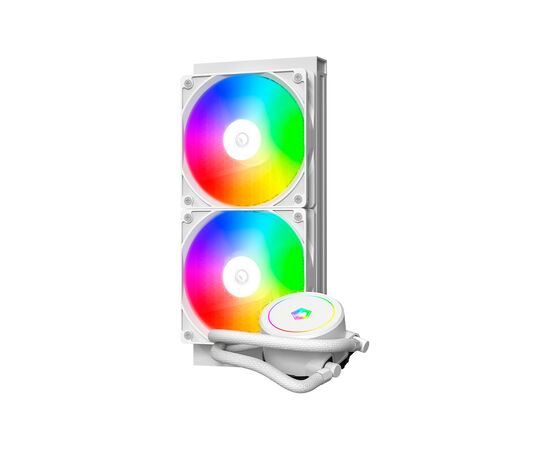 Система жидкостного охлаждения ID-Cooling FX240 ARGB WHITE, изображение 2 Система жидкостного охлаждения ID-Cooling FX240 ARGB WHITE, изображение 2