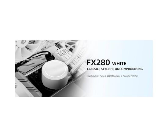 Система жидкостного охлаждения ID-Cooling FX280 White, изображение 7 Система жидкостного охлаждения ID-Cooling FX280 White, изображение 7