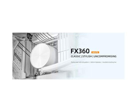 Система жидкостного охлаждения ID-Cooling FX360 White, изображение 8 Система жидкостного охлаждения ID-Cooling FX360 White, изображение 8