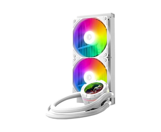 Система жидкостного охлаждения ID-Cooling SL240 XE White, изображение 2 Система жидкостного охлаждения ID-Cooling SL240 XE White, изображение 2