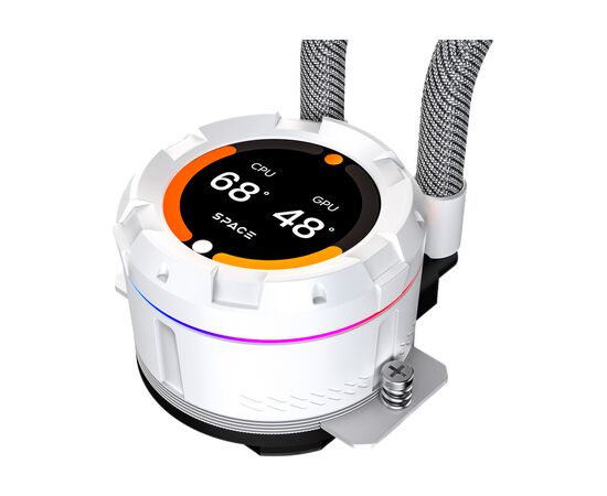 Система жидкостного охлаждения ID-Cooling SL240 XE White, изображение 6 Система жидкостного охлаждения ID-Cooling SL240 XE White, изображение 6