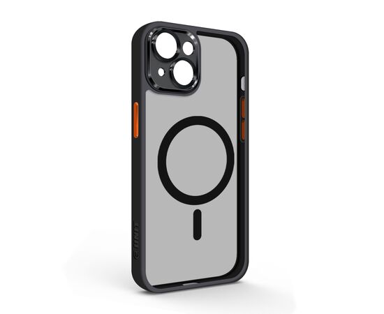 Чохол до мобільного телефона Armorstandart Unit MagSafe SE Apple iPhone 15 Plus Black Orange (ARM75364)