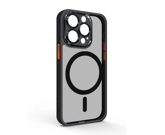 Чехол для мобильного телефона Armorstandart Unit MagSafe SE Apple iPhone 15 Pro Black Orange (ARM75362)