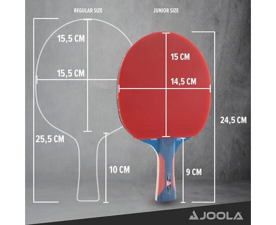 Ракетка для настольного тенниса Joola Rossi JR Pro (53140) (930768), изображение 7 Ракетка для настольного тенниса Joola Rossi JR Pro (53140) (930768), изображение 7