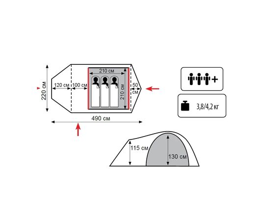 Намет Tramp Lite Twister 3 Olive (UTLT-024-olive), зображення 12
