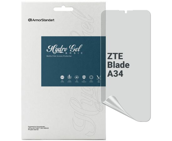 Пленка защитная Armorstandart Matte ZTE Blade A34 (ARM78874)