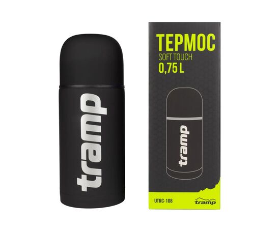 Термос Tramp Soft Touch 0.75 л Black (UTRC-108-black), зображення 3 Термос Tramp Soft Touch 0.75 л Black (UTRC-108-black), зображення 3