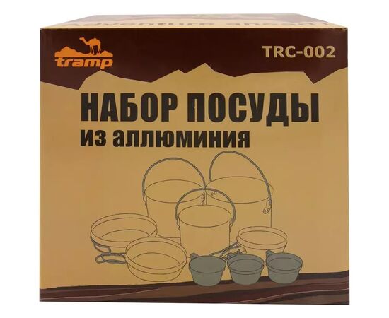 Набор туристической посуды Tramp UTRC-002, изображение 3 Набор туристической посуды Tramp UTRC-002, изображение 3