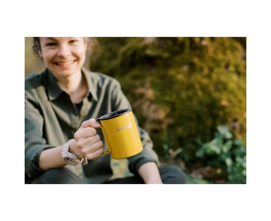 Чашка туристична Tramp зі складаними ручками та поїлкою 400 мл Mustard (UTRC-137-mustard), зображення 10