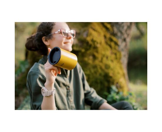 Чашка туристична Tramp зі складаними ручками та поїлкою 400 мл Mustard (UTRC-137-mustard), зображення 9