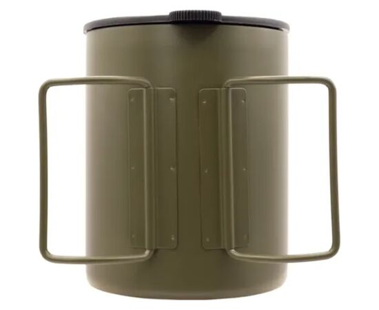 Чашка туристическая Tramp зі складаними ручками та поїлкою 500 мл Olive (UTRC-142-olive), изображение 2 Чашка туристическая Tramp зі складаними ручками та поїлкою 500 мл Olive (UTRC-142-olive), изображение 2