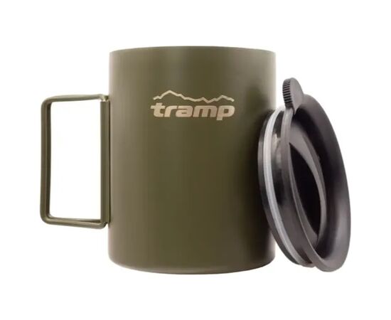 Чашка туристическая Tramp зі складаними ручками та поїлкою 500 мл Olive (UTRC-142-olive), изображение 3 Чашка туристическая Tramp зі складаними ручками та поїлкою 500 мл Olive (UTRC-142-olive), изображение 3