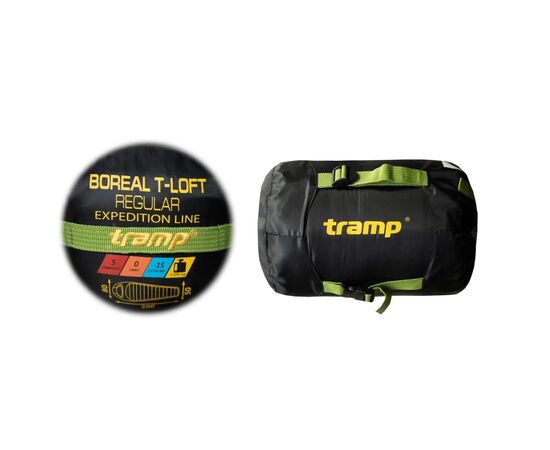 Спальный мешок Tramp Boreal Regular кокон лівий green/grey 200/80-50 (UTRS-095R-L), изображение 12 Спальный мешок Tramp Boreal Regular кокон лівий green/grey 200/80-50 (UTRS-095R-L), изображение 12
