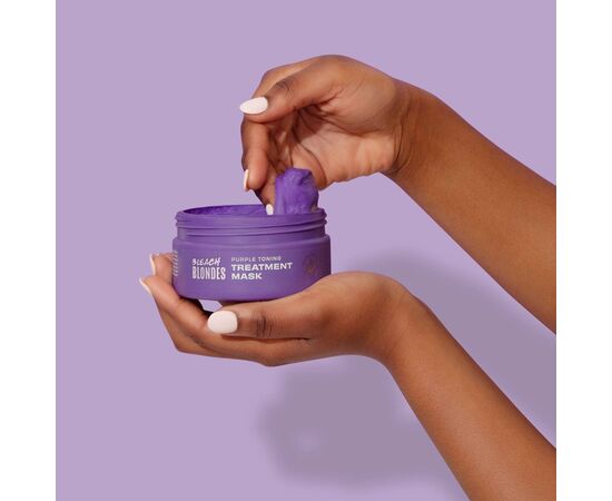 Маска для волос Lee Stafford Bleach Blondes Purple Toning от желтизны осветленных волос 200 мл (5060282705814), изображение 3