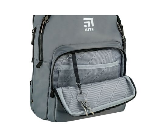 Рюкзак школьный Kite Education Teens Серый (K24-2589S-2), изображение 12 Рюкзак школьный Kite Education Teens Серый (K24-2589S-2), изображение 12