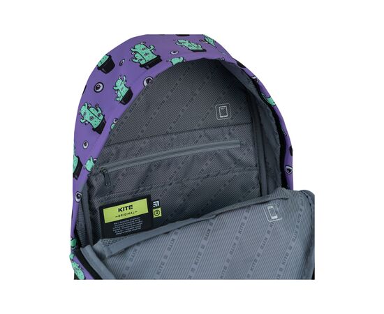 Рюкзак школьный Kite Education Teens Фиолетовый (K24-910M-3), изображение 9 Рюкзак школьный Kite Education Teens Фиолетовый (K24-910M-3), изображение 9