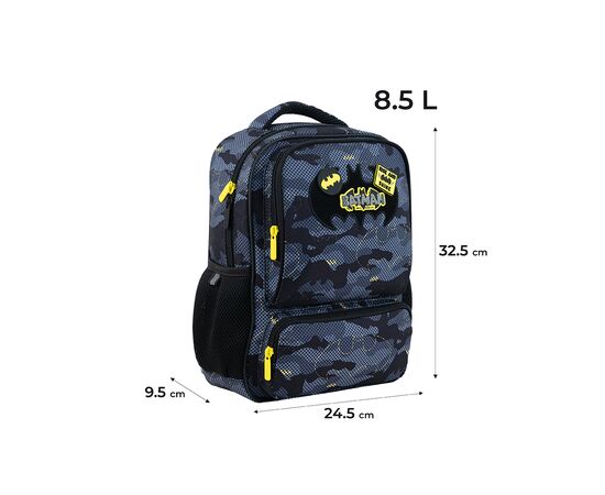 Рюкзак школьный Kite DC Comics Batman Принт (DC24-559XS), изображение 2 Рюкзак школьный Kite DC Comics Batman Принт (DC24-559XS), изображение 2