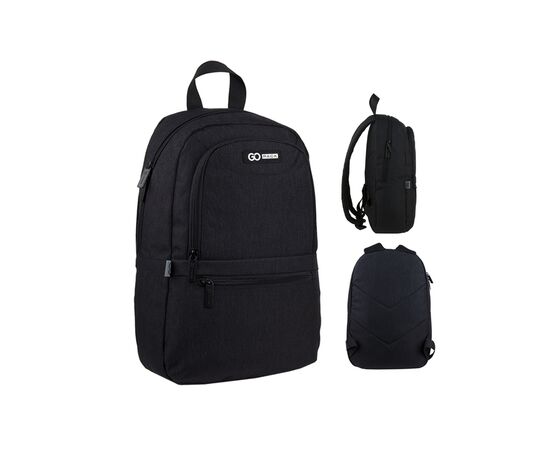 Рюкзак шкільний GoPack Teens Чорний (GO24-119S-4)