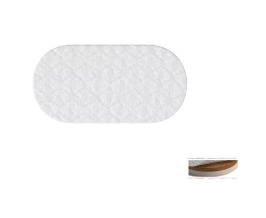 Матрас для детской кроватки Ingvart Smart Bed Oval кокос+латекс, 60х72 см (343), изображение 2