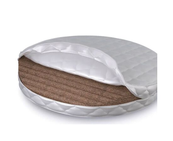 Матрас для детской кроватки Ingvart Smart Bed Round кокос, 72х72 см (2100020000009), изображение 2 Матрас для детской кроватки Ingvart Smart Bed Round кокос, 72х72 см (2100020000009), изображение 2