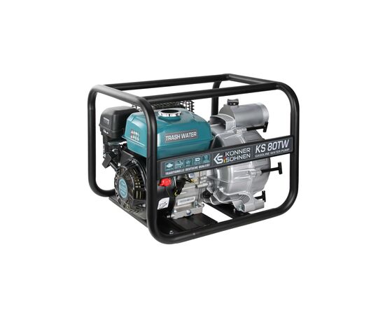 Мотопомпа Konner&Sohnen KS 80TW для брудної води, 7.0к.с, 1100л/хв, 35кг (KS80TW)