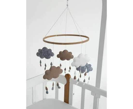Мобиль Ingvart Облака серо-бежевые (3256513020), изображение 2