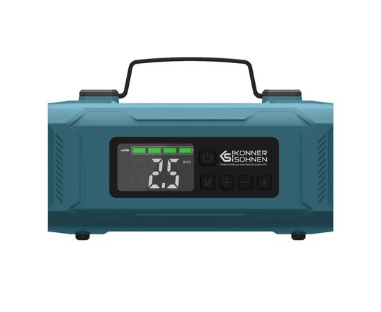 Пуско зарядное устройство Konner&Sohnen портативный KS JSP-2000 с компрессором, 15В, 14800mAh, ток 800А/пик 2000А, USB, 22л/мин, 1.6кг (KSJSP-2000)